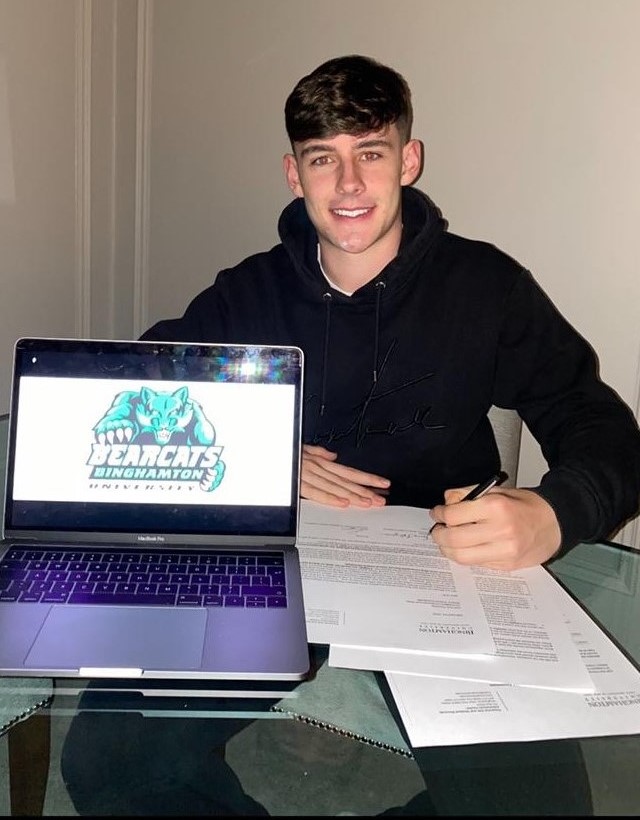 josh signing photo